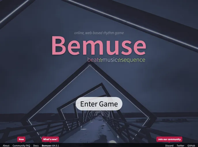 Bemuse screenshot